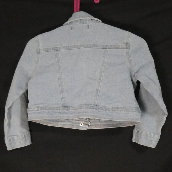 LIMITED TOO | 3T | Light Blue Snap Button Denim Jacket | *2 buttons don't close - Picture 2 of 16